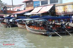 Canal cruise boats.